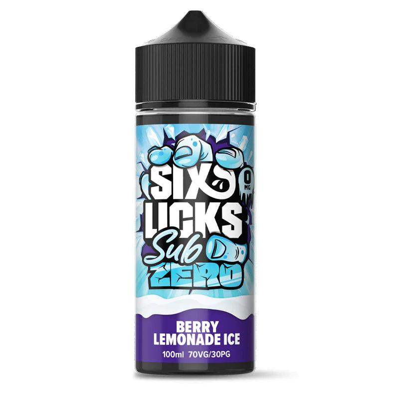 Six Licks Sub Zero Berry Lemonade Ice