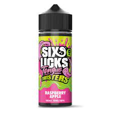 Six Licks Tongue Twisters Raspberry Apple