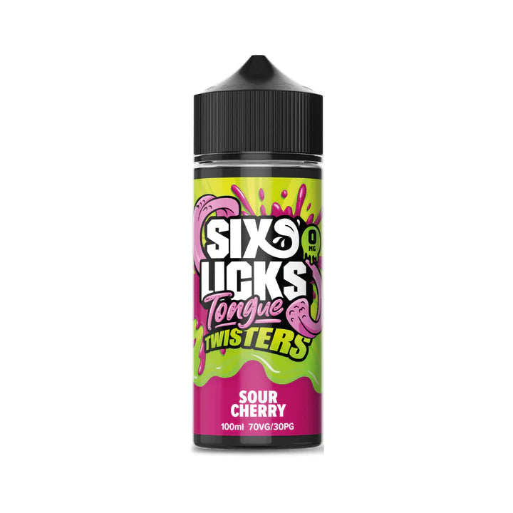 Six Licks Tongue Twisters Sour Cherry